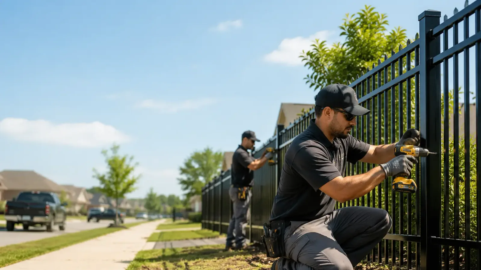 Metal Fence Installation in Armada, MI